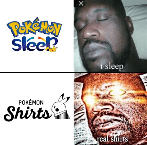 I Sleepreal Shirts Rpokemon