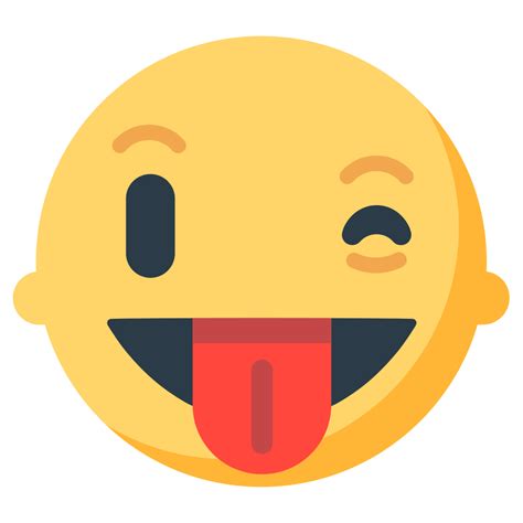 Emoji Emoticon Wink Tongue Smiley Emoji Png Download 10241024