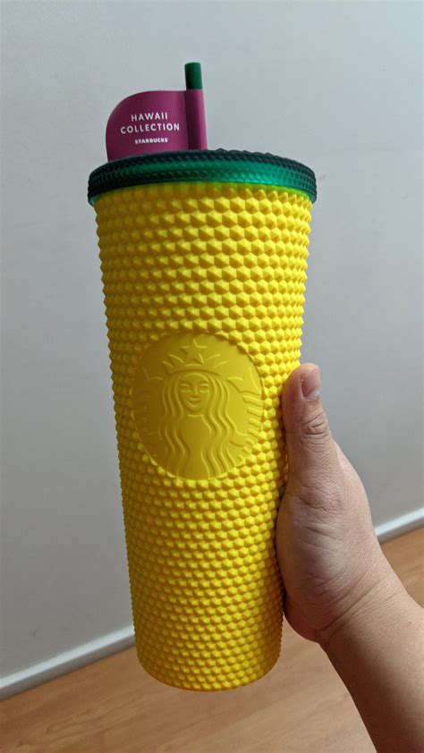 Pineapple Starbucks Cup Pineapple Cup Home And Living Drinkware