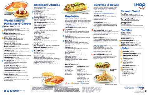 Ihop Breakfast Menu