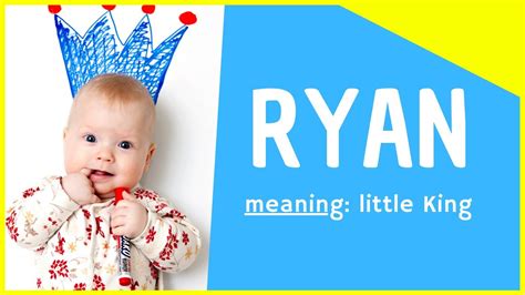 Ryan Ryan Name Meaning Ryan Name Status Indian Baby Boy Names Hindu Baby Names Youtube