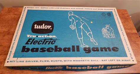 Tudor Tru Action Electric Baseball Game Electronic Baseball Etsy