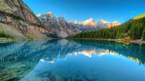 Fotos Banff Kanada Moraine Lake Natur Gebirge See Park 1920x1080