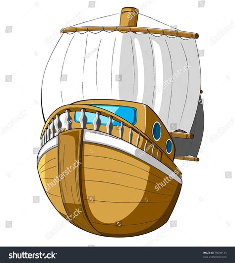 Cartoon Ship Stock Illustration 79698133 - Shutterstock