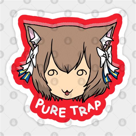 Pure Anime Trap Cute Tomgirl Anime Trap Sticker Teepublic