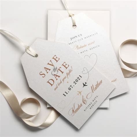 13 Unique Destination Wedding Save The Date Cards Love And Lavender