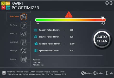 Download Swift Pc Optimizer V1300 Afterdawn Software Downloads