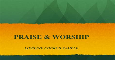 Praise And Worship Pptx Powerpoint
