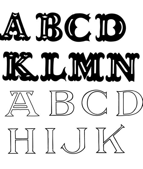 11 Classic Wood Font Letters Images - Vintage Wooden Letters, Classic