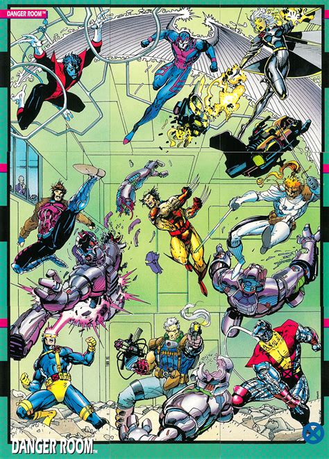 The Danger Room By Jim Lee From Impels 1992 X Men The Marvel Project