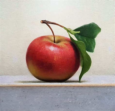 Still Life With Apple Ii Still Life Stilllife Painting Jos Van Riswick