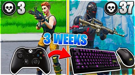 3 Weeks Switching From Controller To Keyboard And Mouse Fortnite