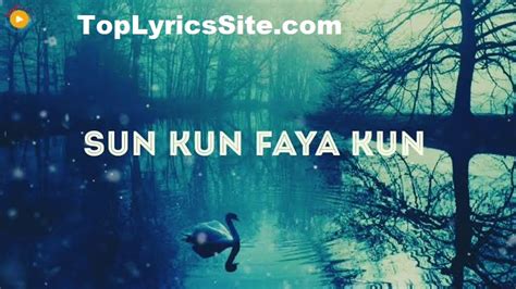 Kun Faya Kun Full Ost Lyrics