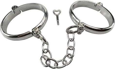 Ride Toys S Dia 50 69mm 230g Funny Zinc Alloy Metal Couple Hand Cuffs Lockable