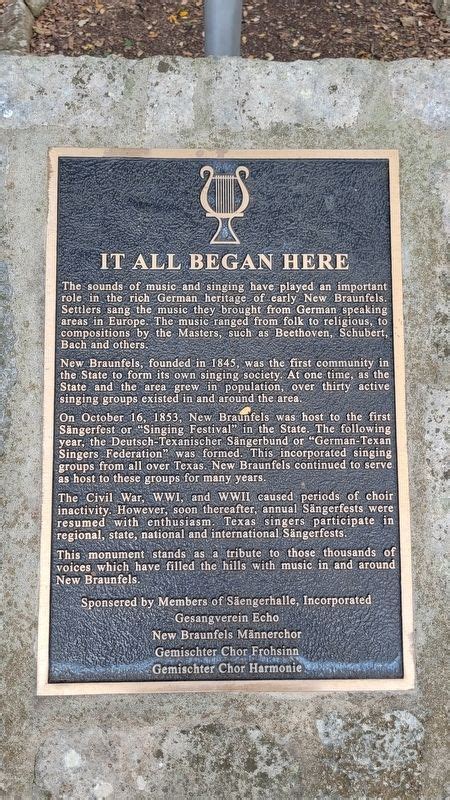 It All Began Here Historical Marker