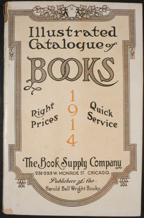 Illustrated Catalogue Of Books 1914 Book Supply Company