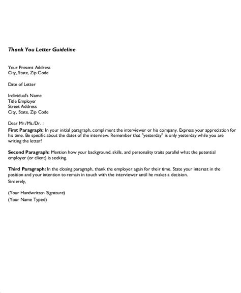 Free 5 Sample Business Thank You Note Templates In Ms Word Pdf