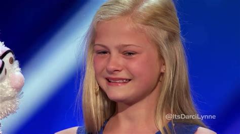 Darci Lynne 12 Year Old Singing Ventriloquist Gets Golden Buzzer