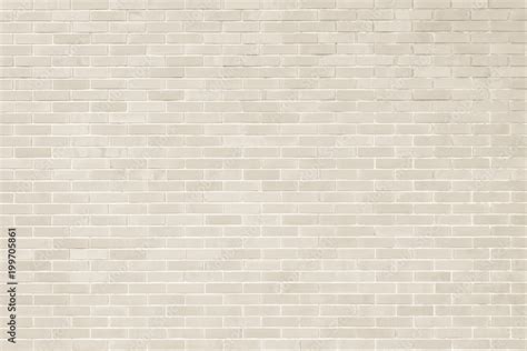 Brick Wall Texture Pattern Background In Natural Light Cream Beige