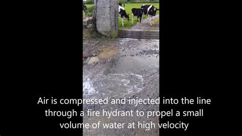 Air Scouring Of Water Mains Youtube
