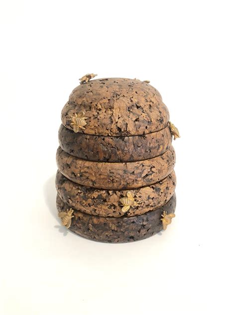 A Stack Of Cookies Sitting On Top Of Each Other
