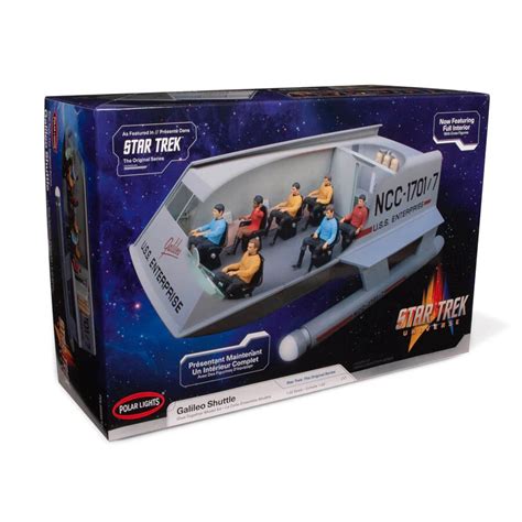 Polar Lights Star Trek Galileo Shuttle With Interior Scale