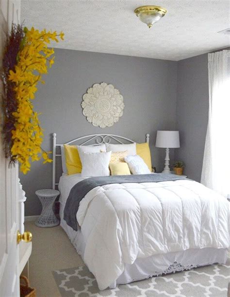 Bold Yellow And Grey Bedroom Decorations Best Grey Bedroom Decor