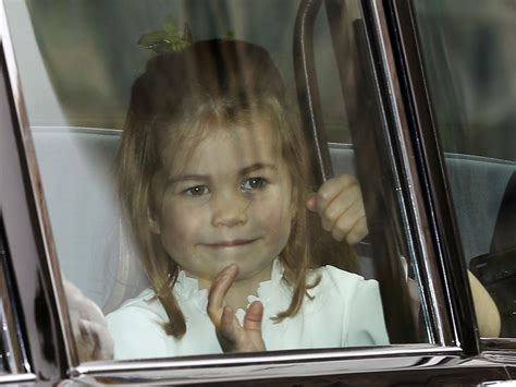 Princess Eugenie Royal Wedding Princess Charlotte Tumbles On Church
