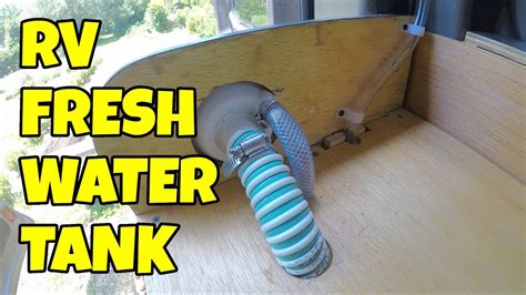 Rv Fresh Water Tank Installation Youtube