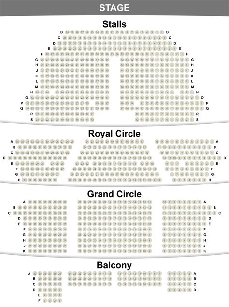 Seating Plan Her Majestys Theatre