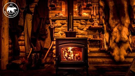 A New Wood Stove For My Rustic Log Cabin Youtube