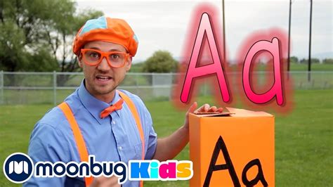 Learn The Alphabet With Abc Boxes More Blippi Kids Cartoons