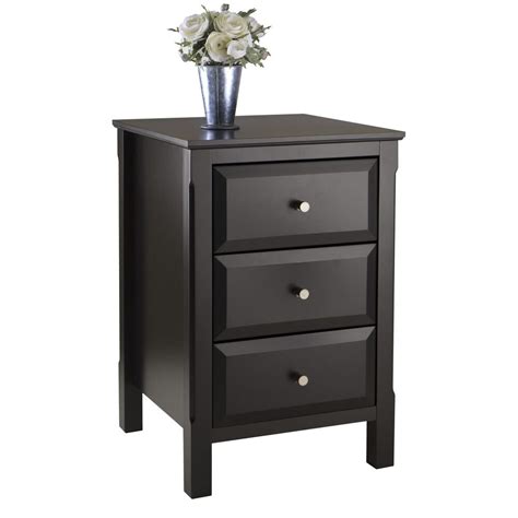 These little guys may not be too spacious but they can be plenty practical as well as decorative. Black Side Table Bedroom End Accent Night Stand Bedside ...