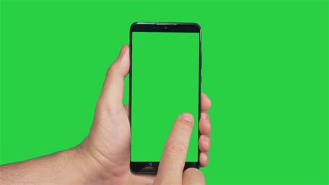 Cell Phone Green Screen Swipe Stock Video Motion Array