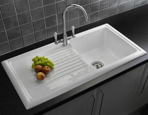 Kitchen Sink With Built In Drain Board