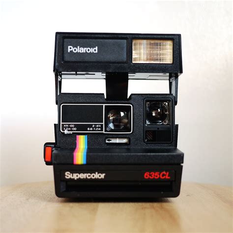 Vintage Black Polaroid Supercolor 635cl Instant Camera