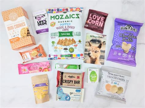 Vegan Cuts Snack Box May 2019 Subscription Box Review Hello Subscription