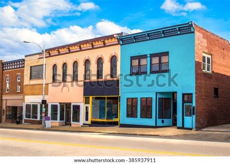 Small Town Main Street Usa Retail Stock Photo 385937911 Shutterstock