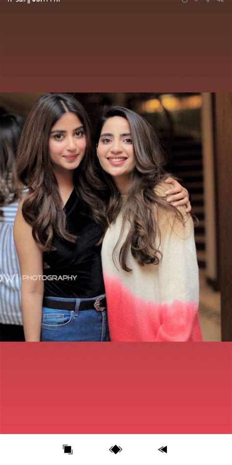 Sajal Aly And Saboor Aly 😘 Long Hair Styles Beauty Celebs