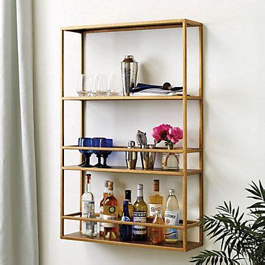 Did you scroll all this way to get facts about metal kitchen shelf? Abbott Slim Shelf | Liquor shelf, Bar shelves, Shelves