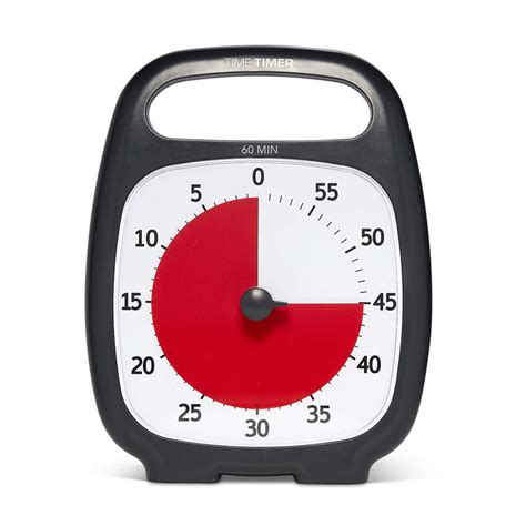 Time Timer Plus 60 Minute Visual Timer With Handle Ryseltoys
