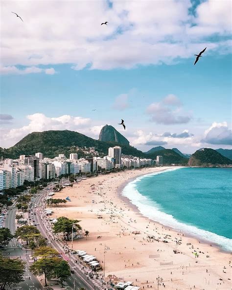 Praia De Copacabana Rio De Janeiro Brazil Travel Aesthetic Brazil