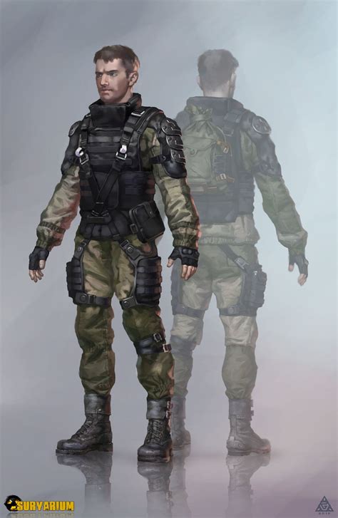 Futuristic Warrior Art Future Soldier Concept Art By