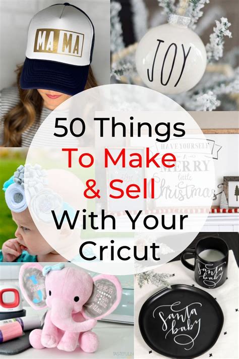 50 Things To Make And Sell With Cricut | Cricut supplies, Cricut ...