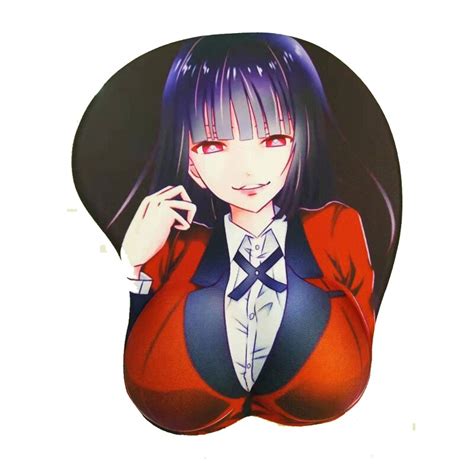 PINKTORTOISE Anime 3D Mouse Pad Wrist Rest Soft Silica Gel Breast Sexy