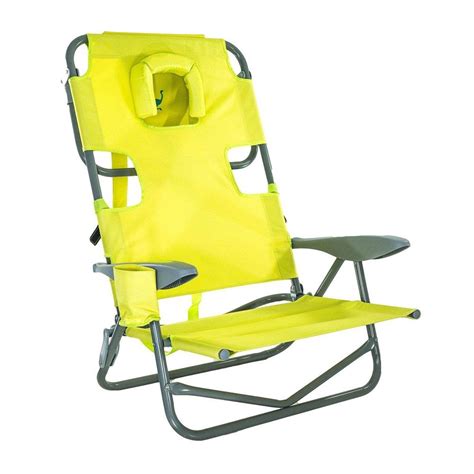 Yellow Beach And Camping Chairs At