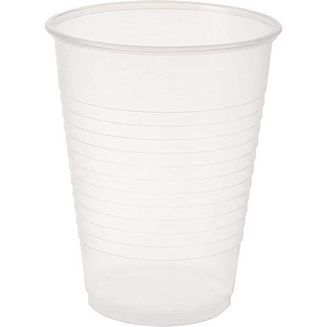 Exquisite Clear Heavy Duty Disposable Plastic Cups Bulk Party Pack 12 Oz 50 Count