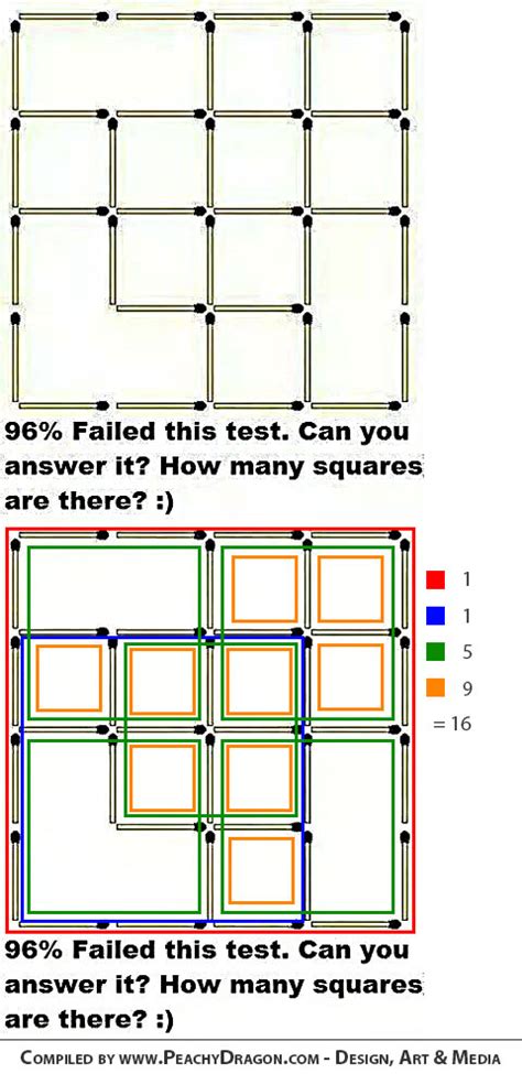 Some of the worksheets displayed are color the 1, work set, seeing and describing linear functions week 1, square mania, primer activities, shaded fractional areas and equivalence, toothpick geometry, area or perimeter. How many squares - Riddle solution - Peachy Dragon Designs