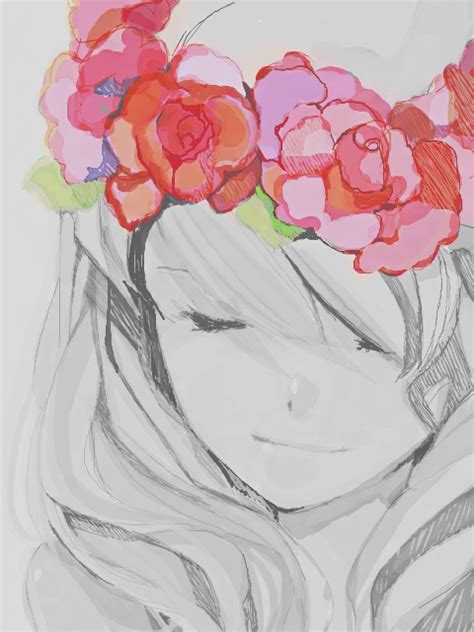 28 Best Flower Crown Anime And Manga Images On Pinterest Floral Crowns