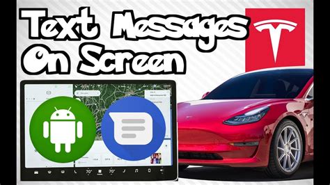 We did not find results for: Tesla: Text Messages on your car screen - YouTube